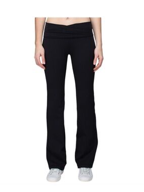 Lululemon Astro Pant Yoga Active Womens 8 Hiking Running Athleisure 2013 Black